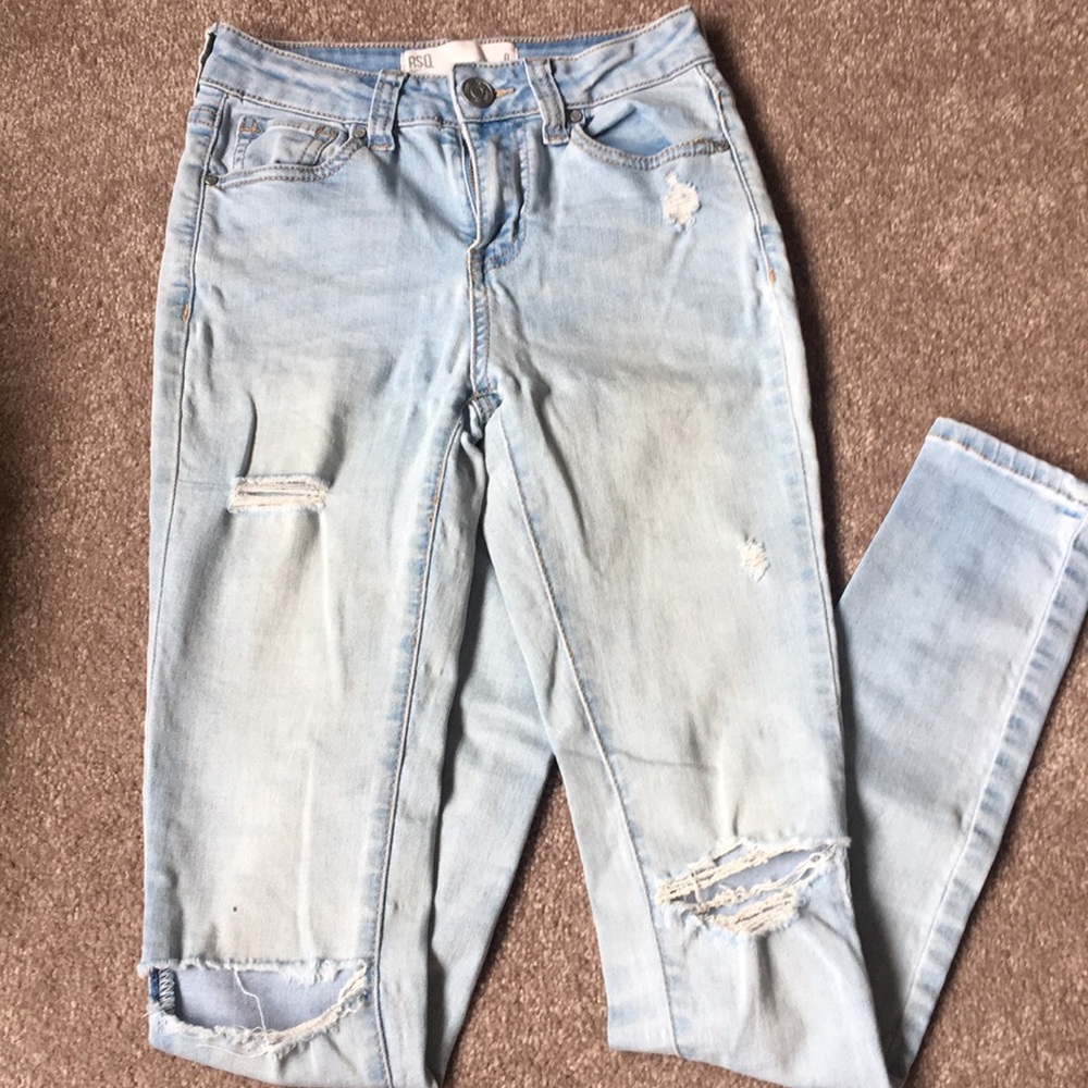 RSQ ripped skinny jeans